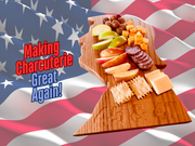 Trump Charcuterie Board: Unique Tray for Serving Snacks