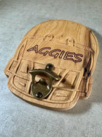 Football Bottle Opener, College Football, University of Texas, Texas A&M, Bottle Opener, Custom Bottle Opener, Custom Gift, FREE SHIPPING