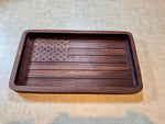 American Flag Catchall Tray, Catch-all Tray, Change Tray, Patriotic Gift, Gift for Him, Father's Day Gift, FREE SHIPPING