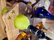 Western Themed Wine Rack - Gift for Wine Lovers