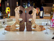 Western Themed Wine Rack - Gift for Wine Lovers