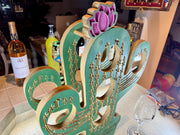 Cactus Wooden Wine Rack - Gift for Wine Lovers