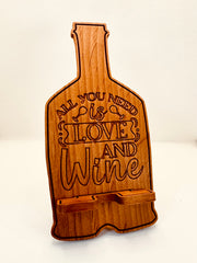 Wine Lover's Cell Phone Stand