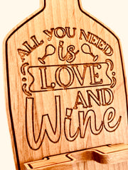 Wine Lover's Cell Phone Stand