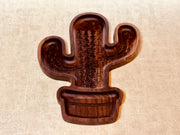 Walnut Catchall Tray - Cactus Tray