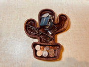 Walnut Catchall Tray - Cactus Tray