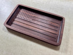 American Flag Catchall Tray, Catch-all Tray, Change Tray, Patriotic Gift, Gift for Him, Father's Day Gift, FREE SHIPPING
