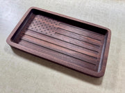 American Flag Catchall Tray, Catch-all Tray, Change Tray, Patriotic Gift, Gift for Him, Father's Day Gift, FREE SHIPPING