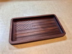 American Flag Catchall Tray, Catch-all Tray, Change Tray, Patriotic Gift, Gift for Him, Father's Day Gift, FREE SHIPPING