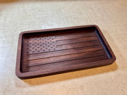 American Flag Catchall Tray, Catch-all Tray, Change Tray, Patriotic Gift, Gift for Him, Father's Day Gift, FREE SHIPPING