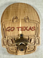 Football Bottle Opener, College Football, University of Texas, Texas A&M, Bottle Opener, Custom Bottle Opener, Custom Gift, FREE SHIPPING