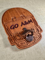 Football Bottle Opener, College Football, University of Texas, Texas A&M, Bottle Opener, Custom Bottle Opener, Custom Gift, FREE SHIPPING