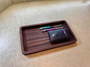 American Flag Catchall Tray, Catch-all Tray, Change Tray, Patriotic Gift, Gift for Him, Father's Day Gift, FREE SHIPPING
